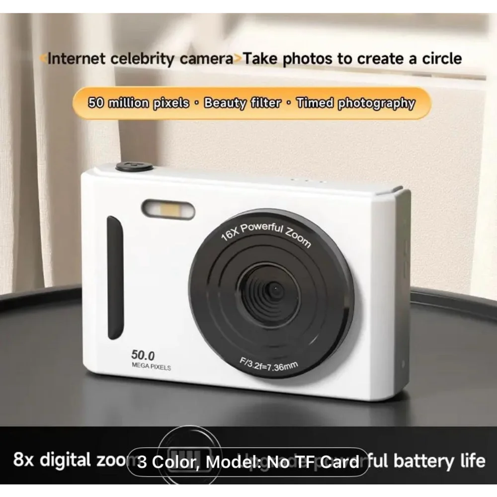 M-26 50 Mega Pixel 16 x Zoom 32 GB Digital Retro Camera with Video Capture